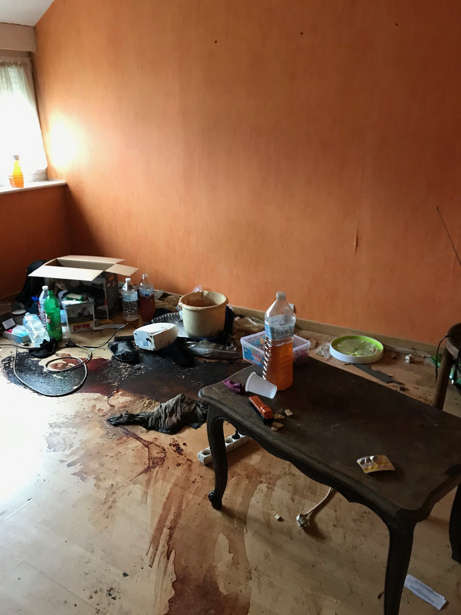 Nettoyage apres décès le avant-après