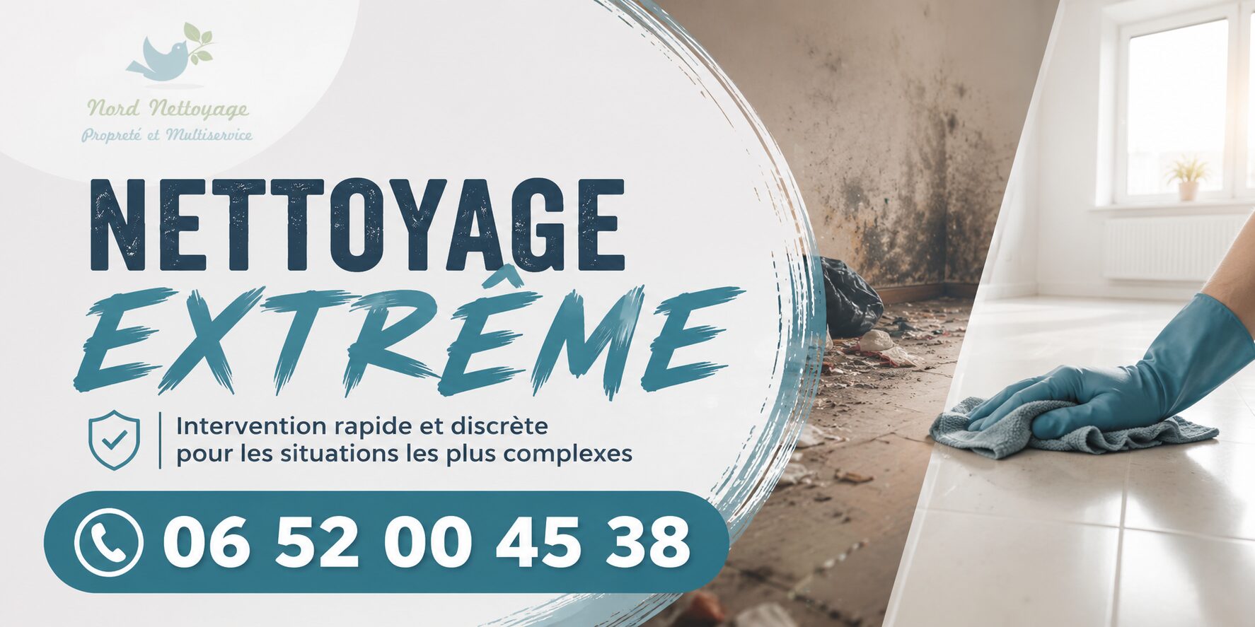 Nettoyage extrême à Is-sur-Tille avec intervention rapide et désinfection professionnelle