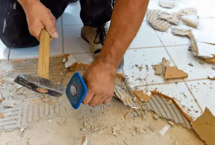 Photographie d’un chantier illustrant la prestation de nettoyage après travaux de NORD NETTOYAGE