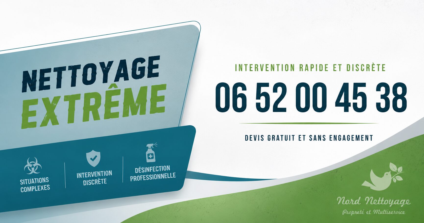Nettoyage extrême à Aigueblanche avec intervention rapide pour logements insalubres, syndrome de Diogène, après sinistre et désinfection.
