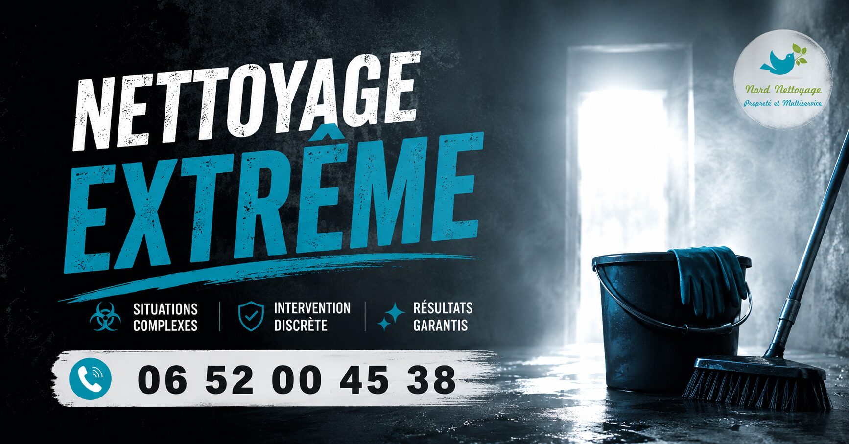 Nettoyage extrême à Aime : désinfection, débarras et remise en état de logements insalubres par Nord Nettoyage.