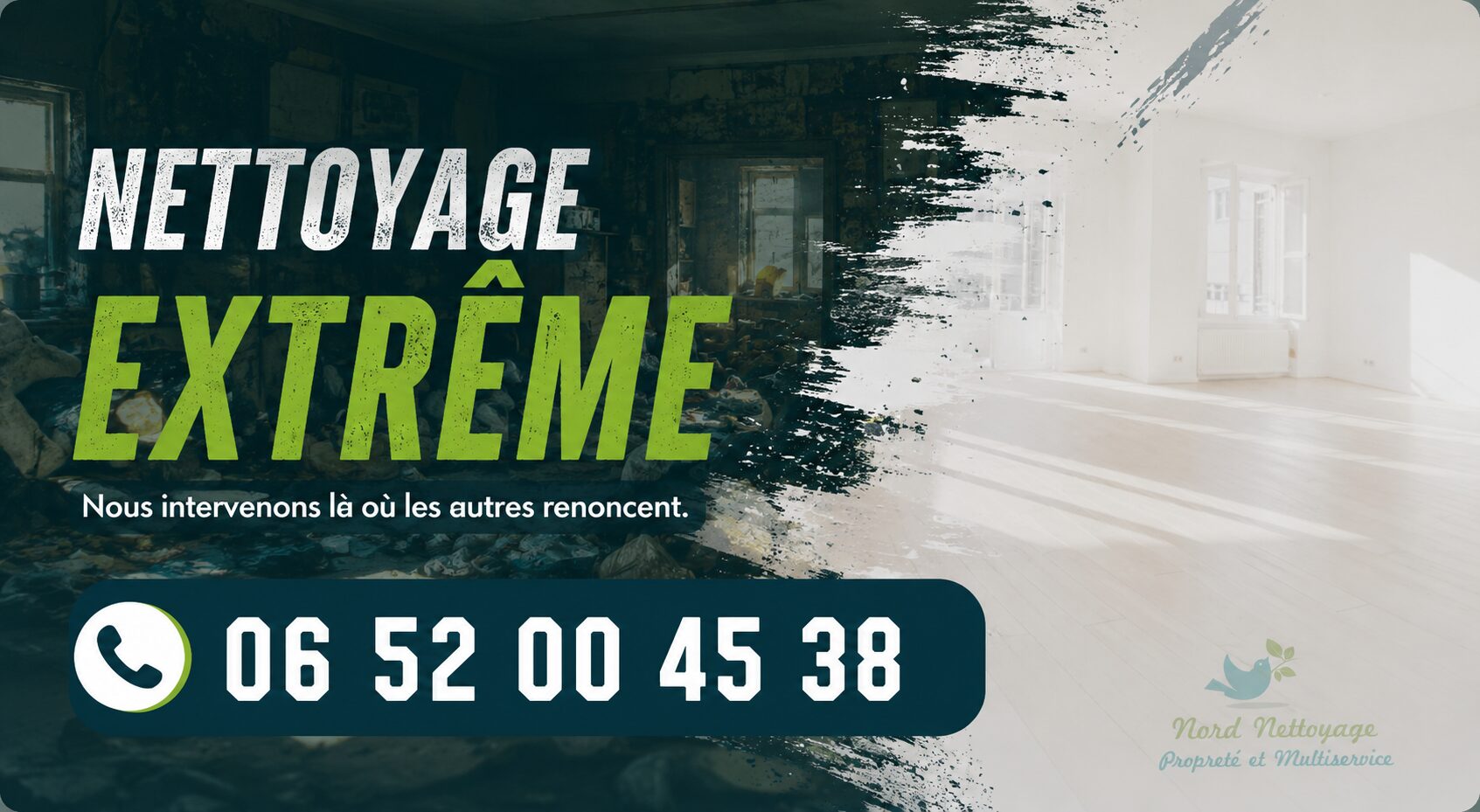 Nettoyage extrême à Alby-sur-Chéran avec remise en état complète de logements insalubres et désinfection professionnelle.