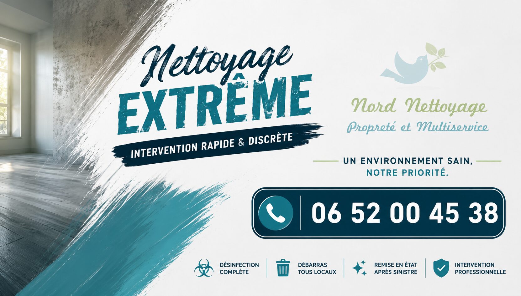 Intervention de nettoyage extrême à Ampuis avec remise en état complète par des professionnels.