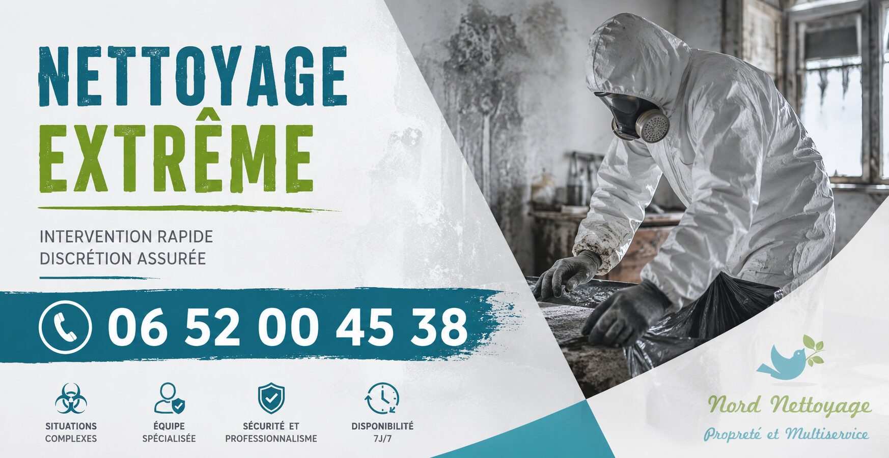 Nettoyage extrême à Bage-la-Ville avec intervention rapide pour logements insalubres, syndrome de Diogène, après décès et désinfection professionnelle.