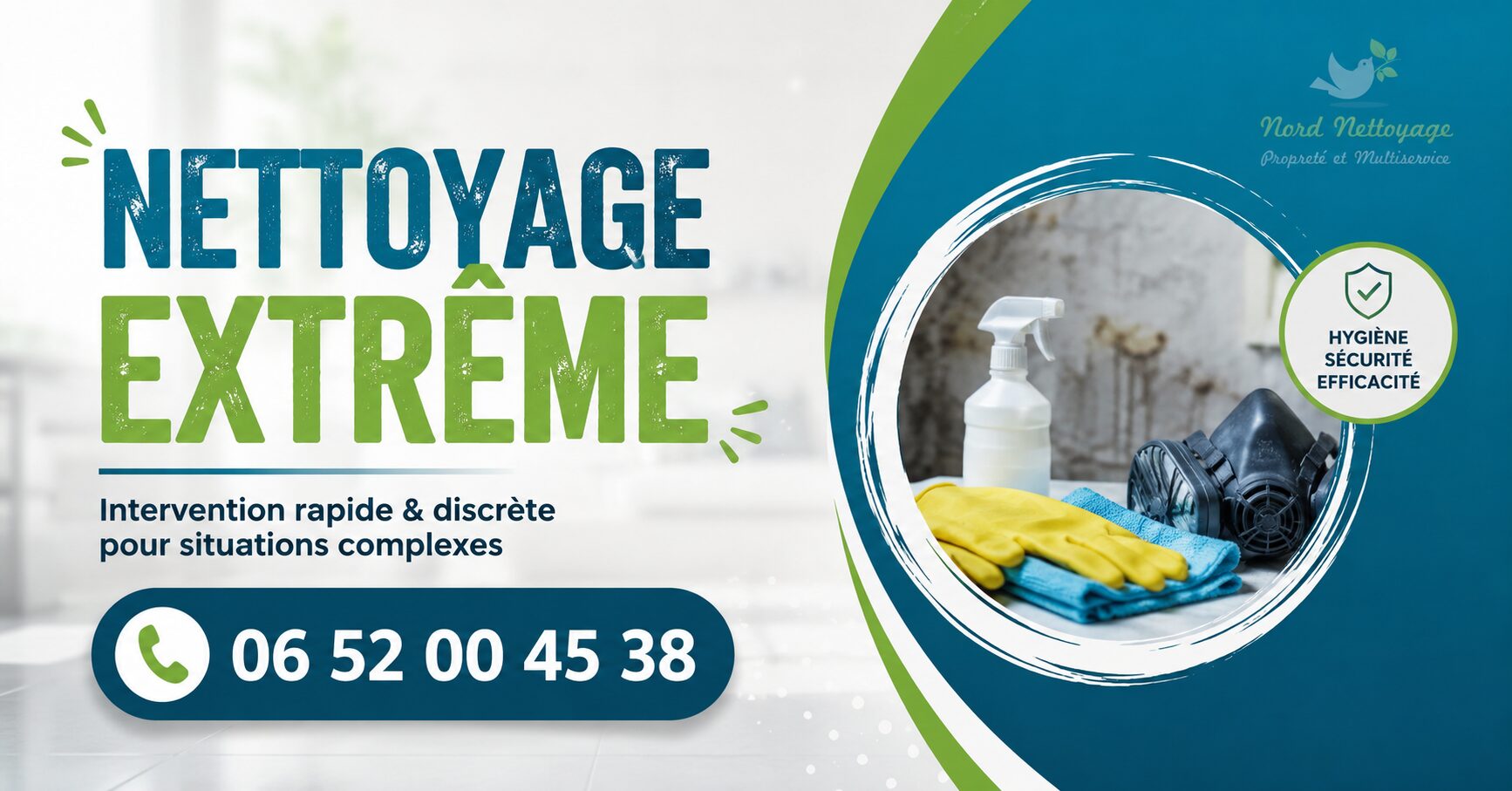 Intervention de nettoyage extrême à Béligneux avec une équipe spécialisée dans les situations sensibles et la remise en état complète.