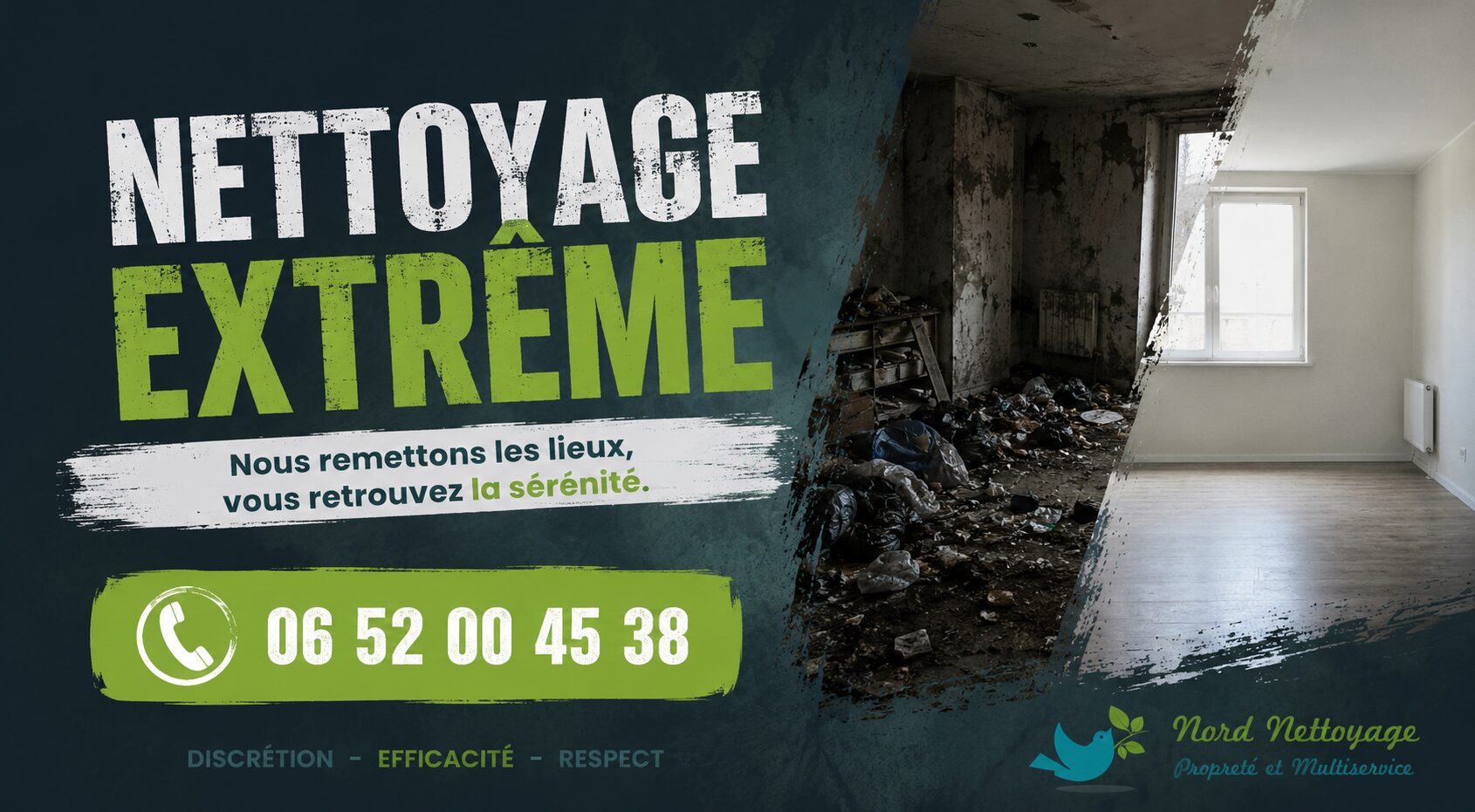 Nettoyage extrême à Boulieu-les-Annonay avec intervention rapide, désinfection et remise en état complète
