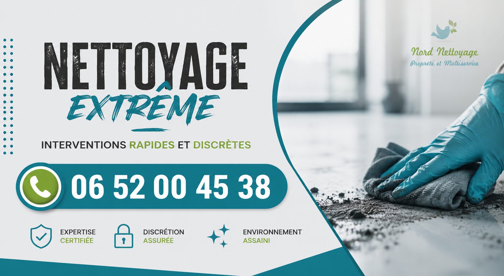 Nettoyage extrême à Brassac-les-Mines avec intervention rapide pour logements insalubres, syndrome de Diogène, après sinistre et après décès.