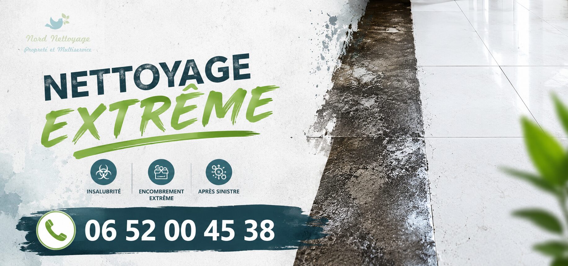 Nettoyage extrême à Cessy avec intervention professionnelle pour logements insalubres, syndrome de Diogène, après décès et sinistres.