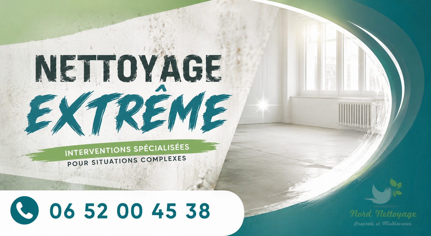 Intervention de nettoyage extrême à Chanas par Nord Nettoyage, spécialiste de la désinfection, du débarras et de la remise en état des logements insalubres.