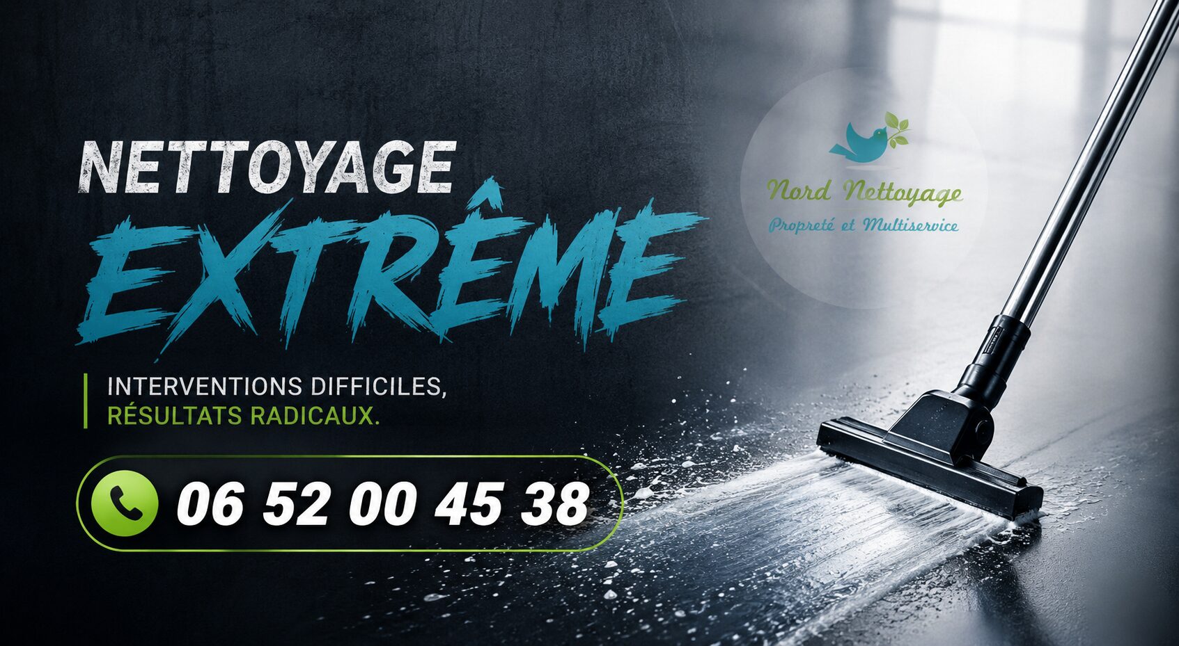 Nettoyage extrême à Charmes-sur-Rhône par Nord Nettoyage, intervention rapide pour logements insalubres, syndrome de Diogène et désinfection.