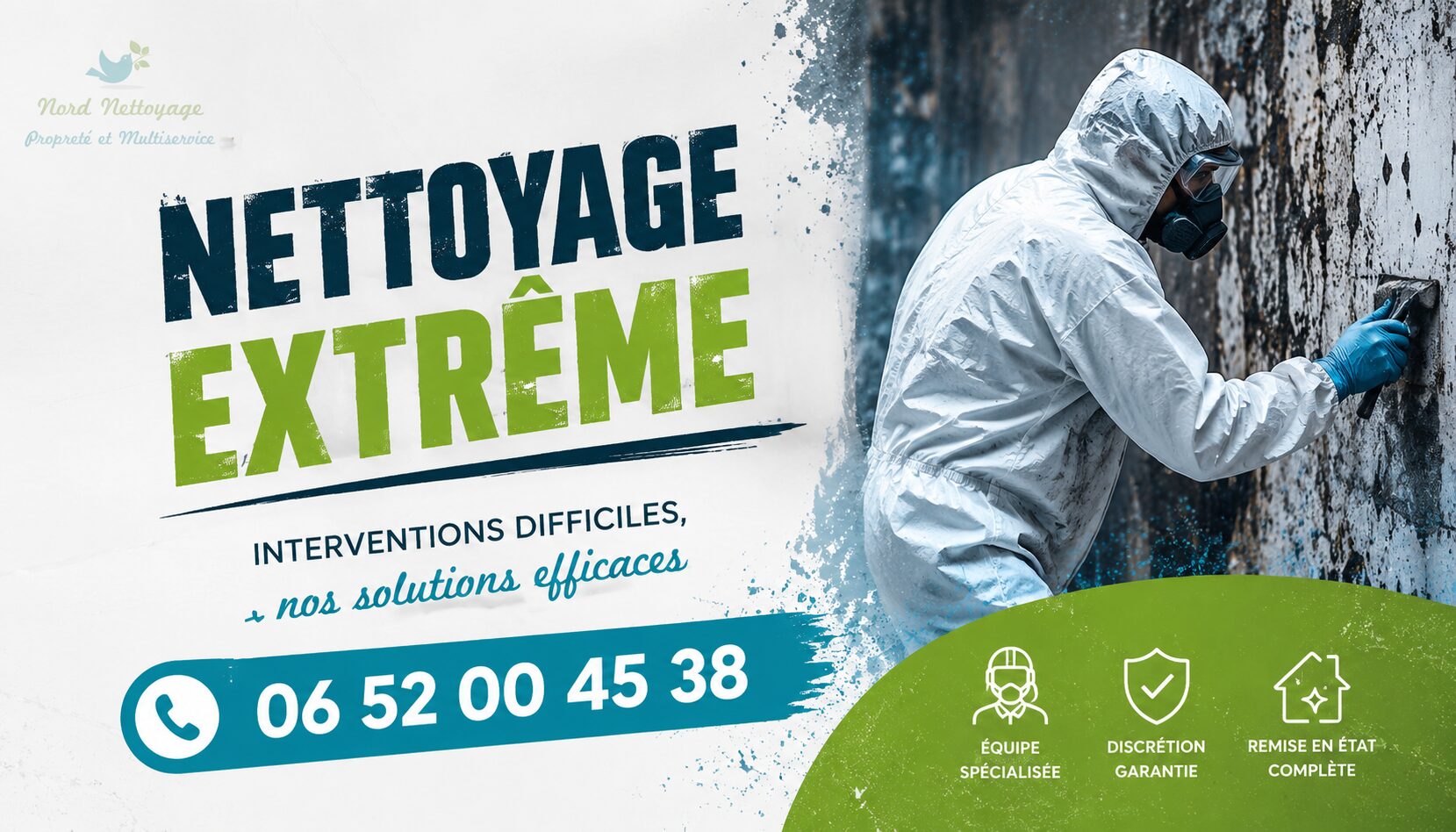 Nettoyage extrême à Chazay-d'Azergues par une équipe spécialisée en remise en état après sinistre, insalubrité ou syndrome de Diogène.