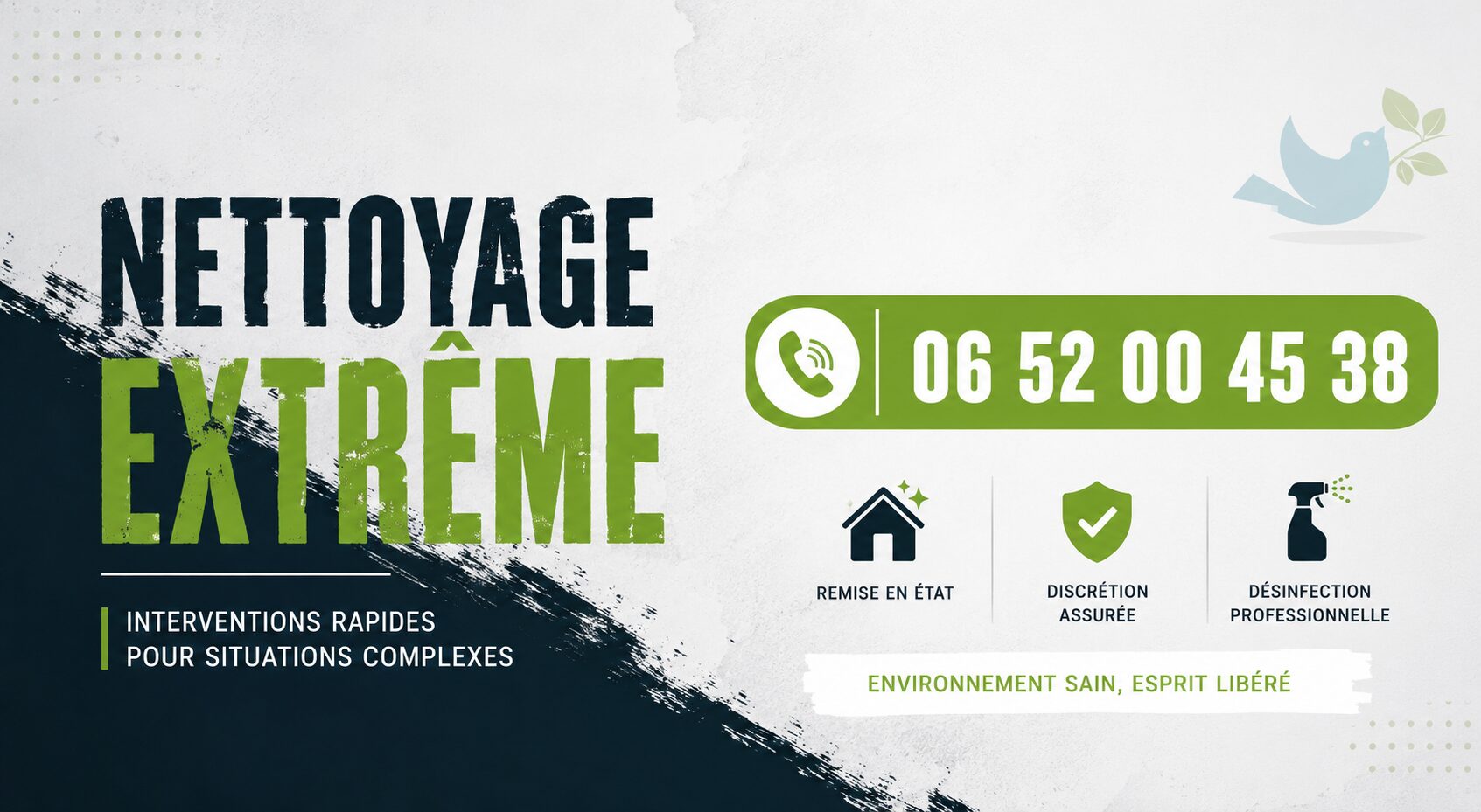 Nettoyage extrême à Corbelin – remise en état de logements insalubres, débarras et désinfection professionnelle