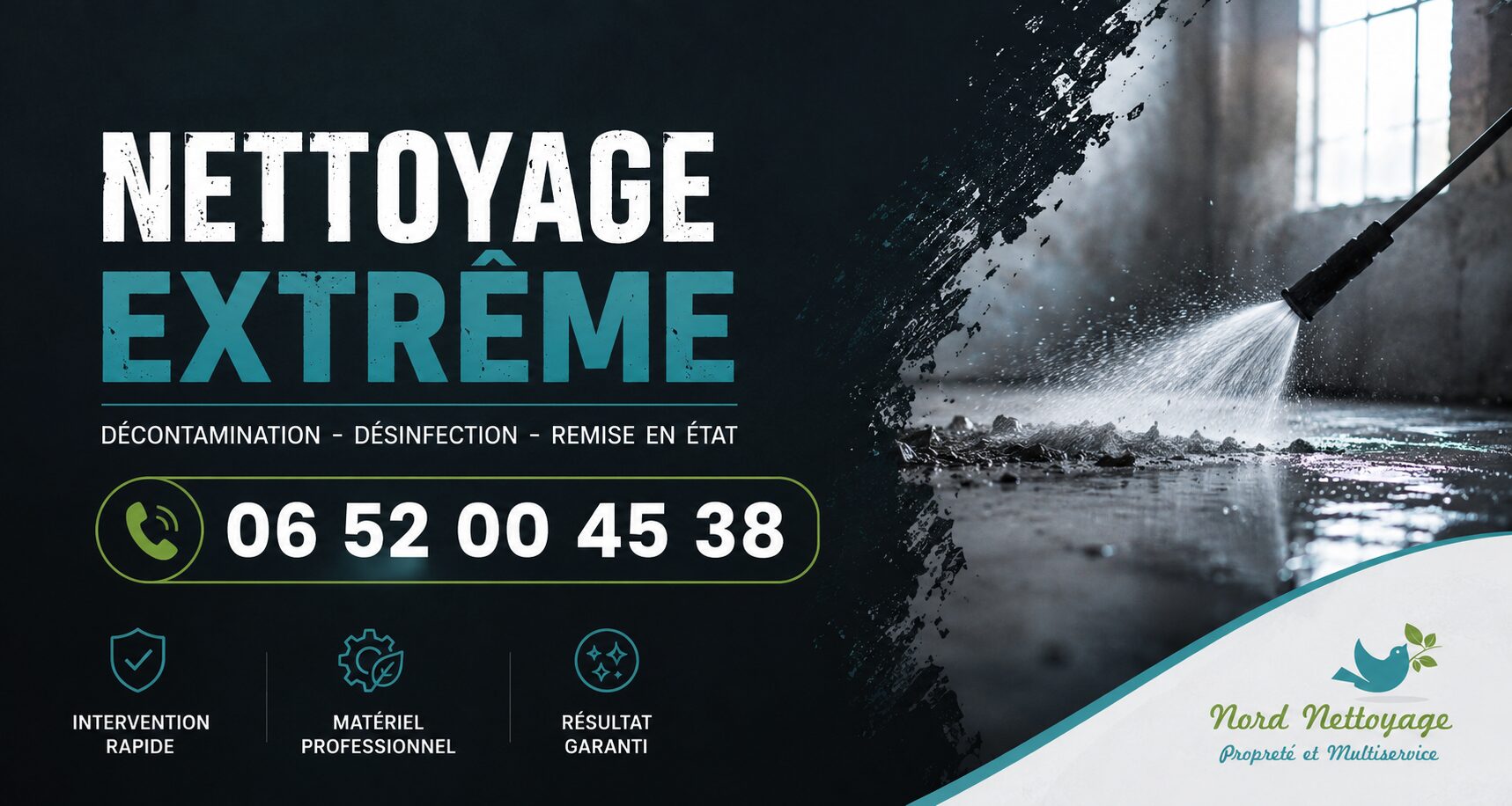 Nettoyage extrême réalisé à Coublevie avec remise en état complète d'un logement par une entreprise spécialisée.