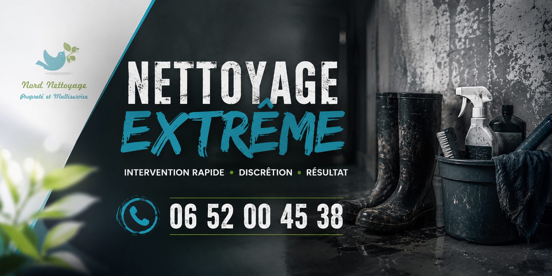Nettoyage extrême à Coubon par Nord Nettoyage, intervention rapide pour logements insalubres, syndrome de Diogène, après décès et sinistres.