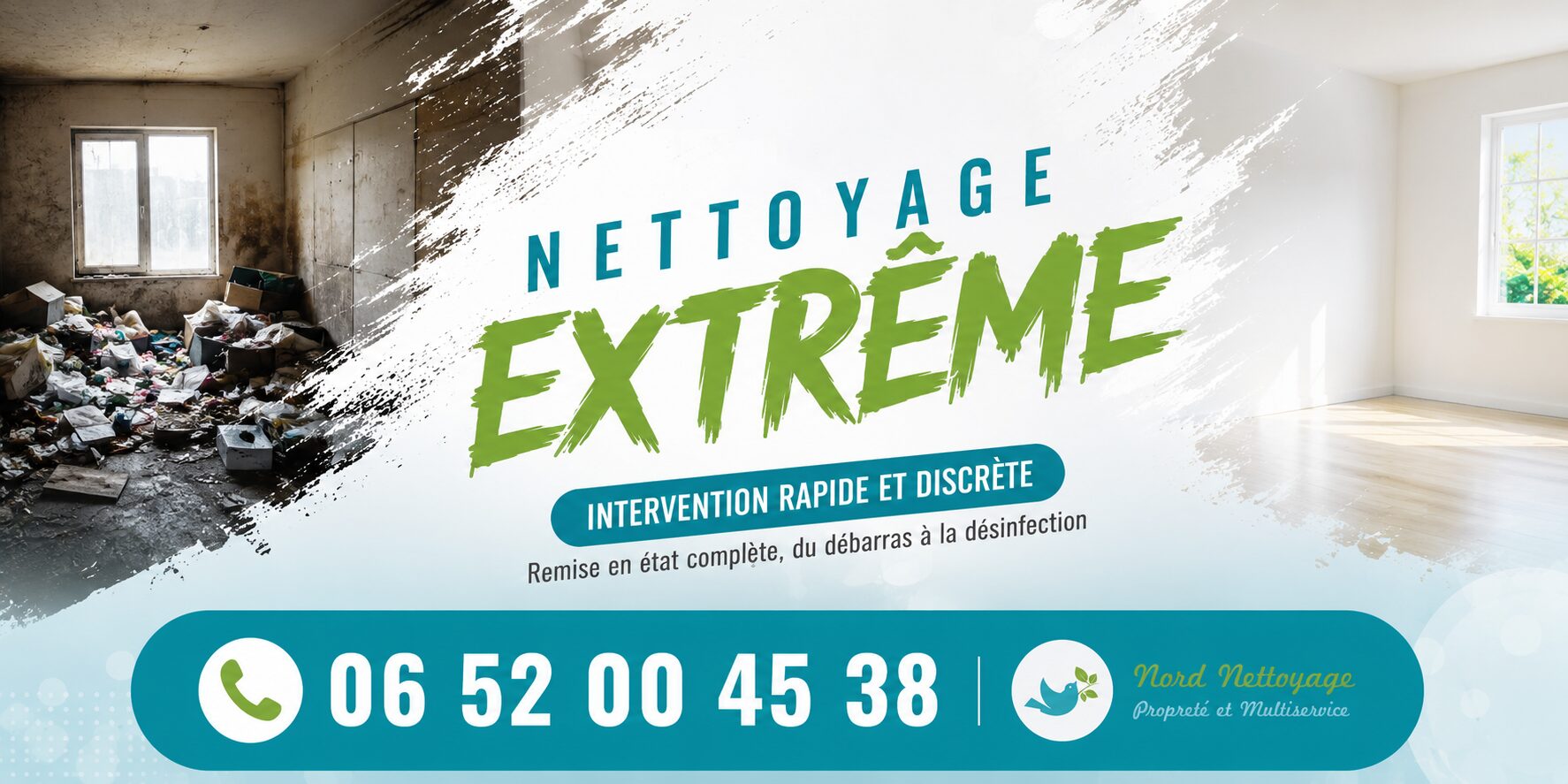 Nettoyage extrême à Crémieu après syndrome de Diogène, décès, sinistre ou logement insalubre.