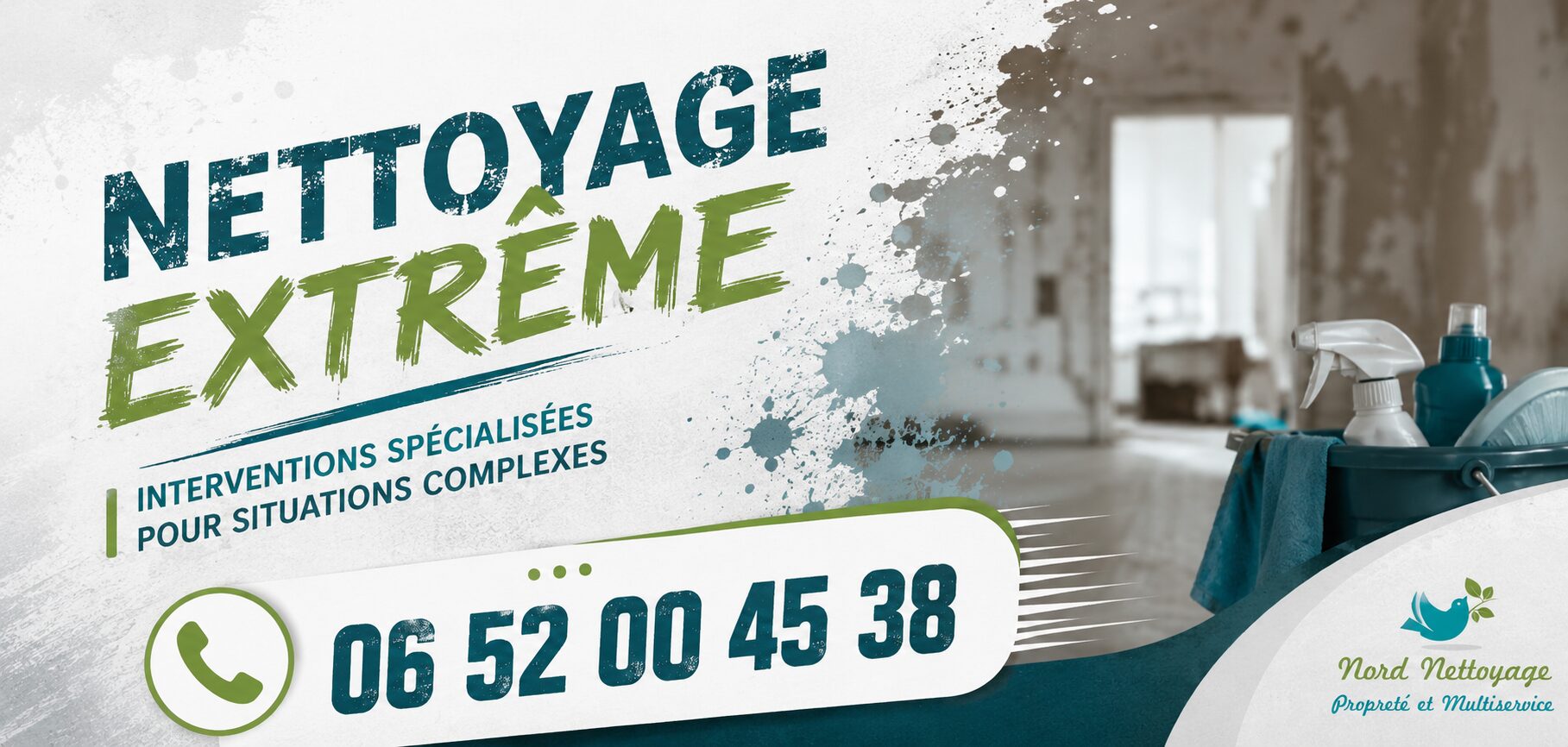 Équipe spécialisée en nettoyage extrême à Drumettaz-Clarafond avec intervention professionnelle pour logements insalubres et situations complexes