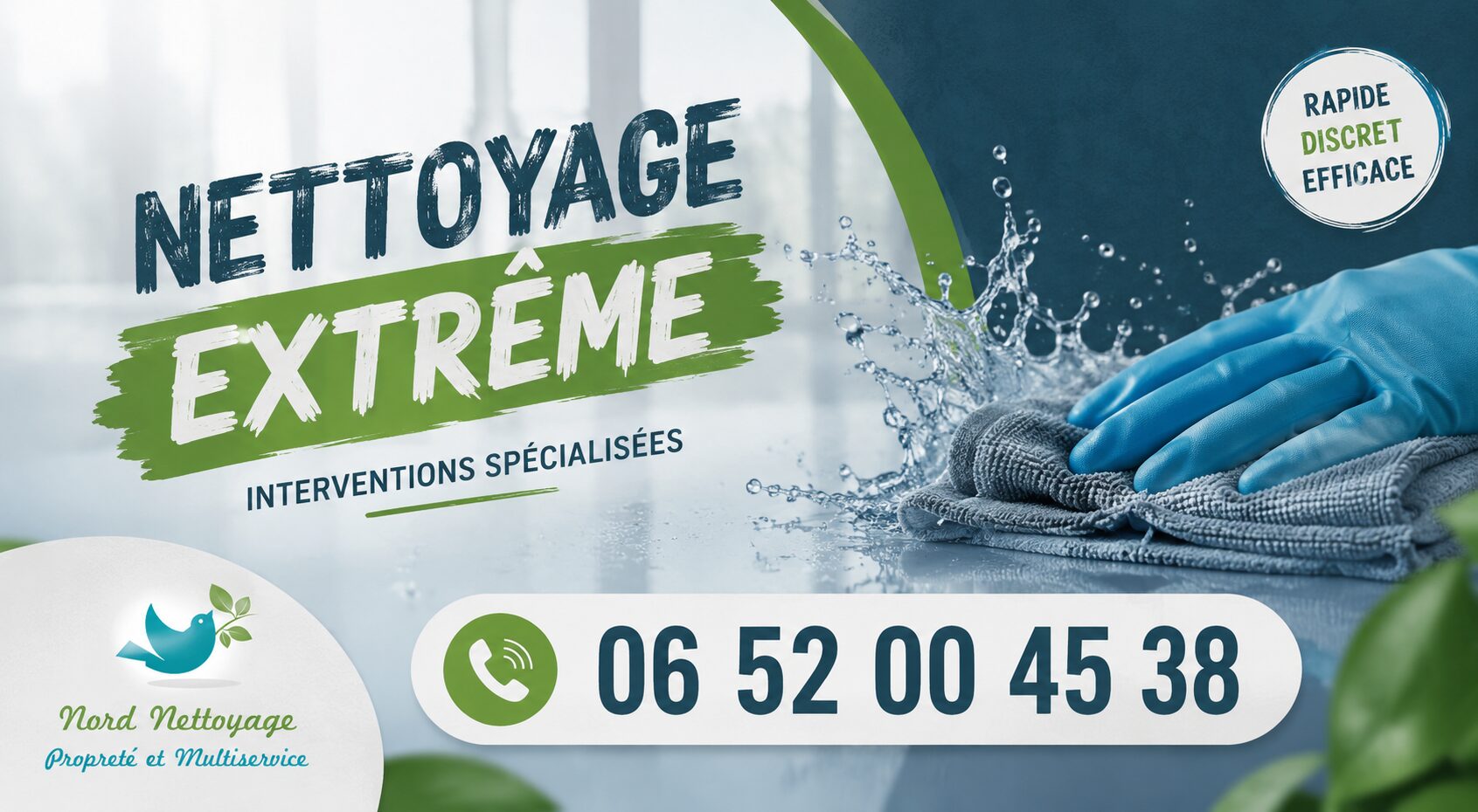 Nettoyage extrême à Fontaines-Saint-Martin par Nord Nettoyage, intervention rapide pour logements insalubres, syndrome de Diogène, après décès et désinfection.