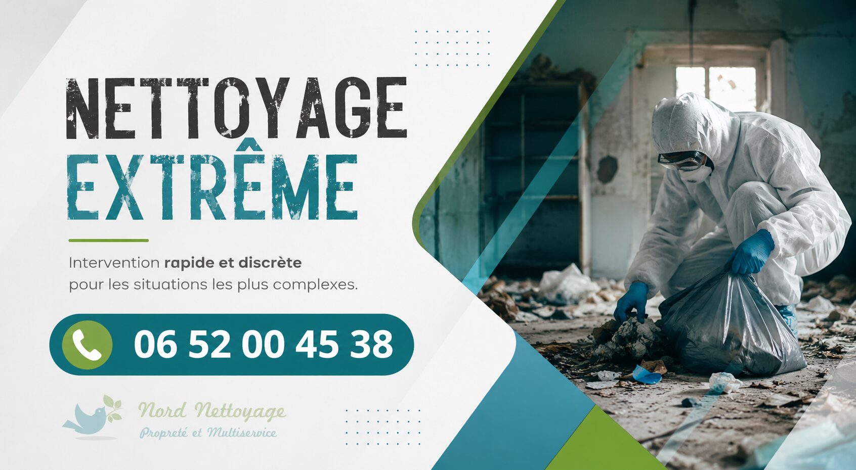 Nettoyage extrême à Grésy-sur-Aix après sinistre, logement insalubre et syndrome de Diogène par Nord Nettoyage.