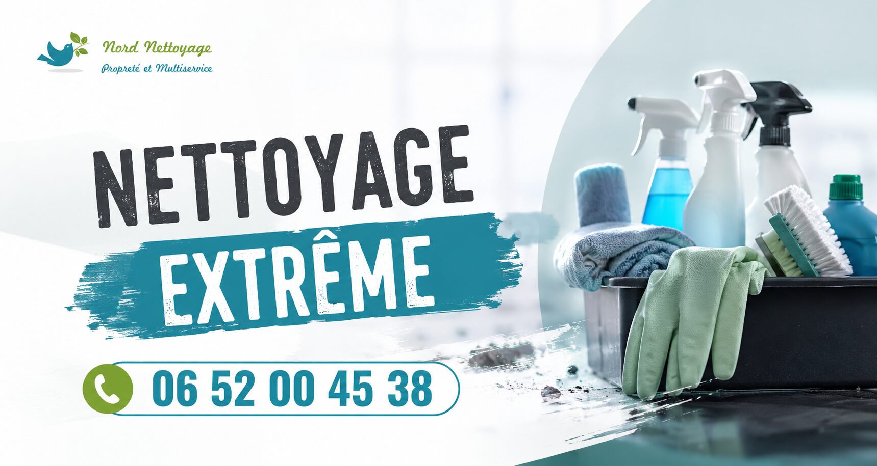 Intervention de nettoyage extrême à Jardin par Nord Nettoyage avec remise en état complète