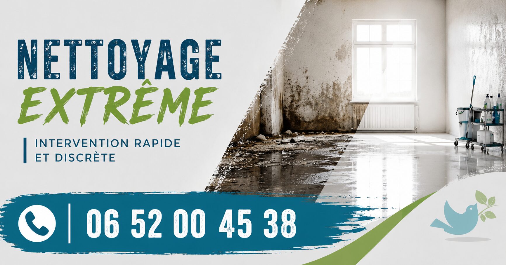 Nettoyage extrême à Loyettes avec intervention rapide pour remise en état, désinfection et débarras de logements insalubres.