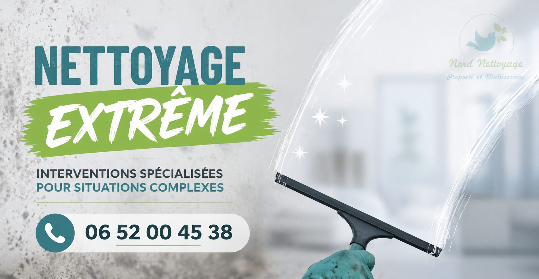 Nettoyage extrême à Lozanne pour logement insalubre, désinfection et remise en état