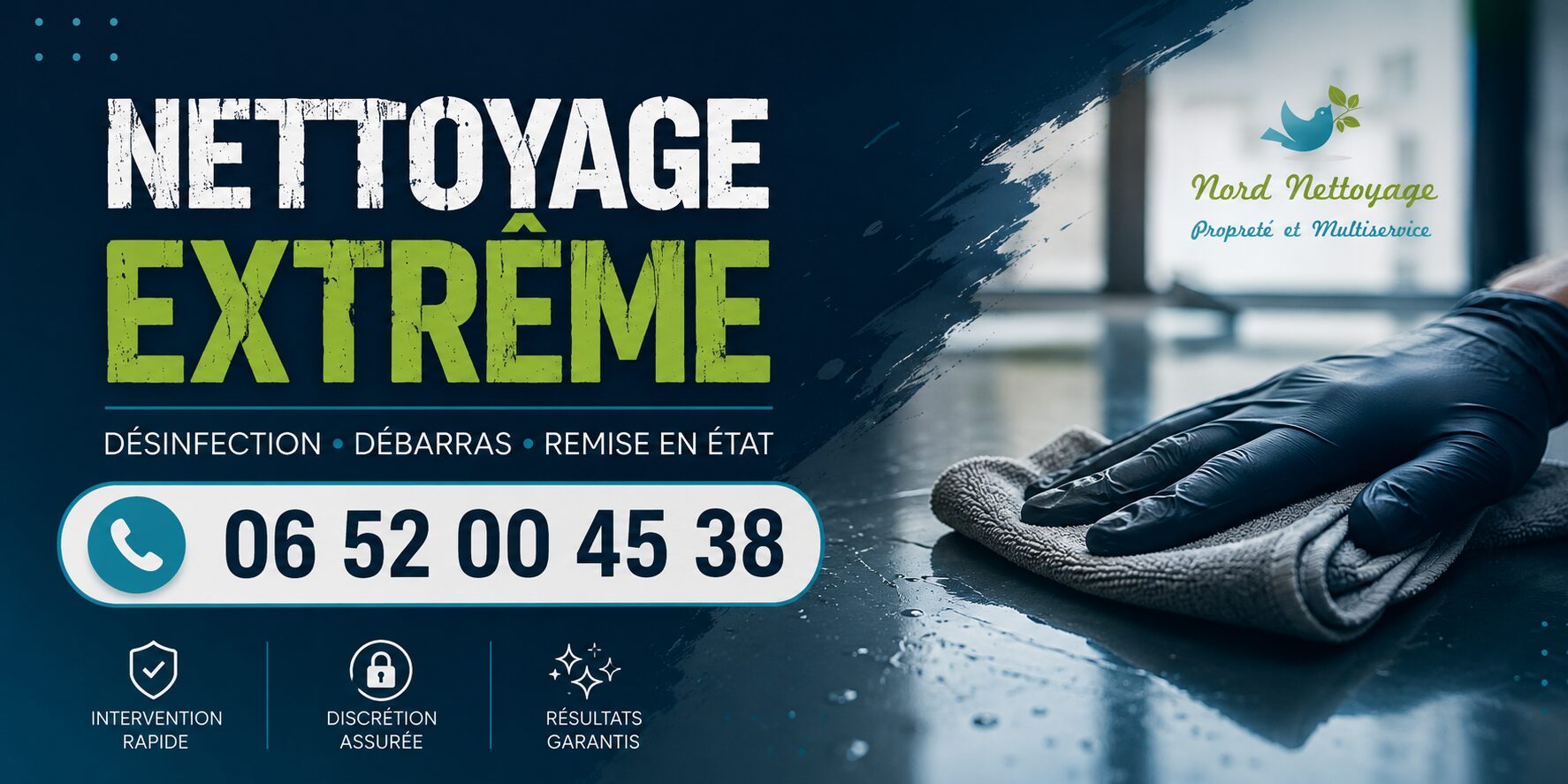 Nettoyage extrême à Malissard avec intervention rapide pour logements insalubres, désinfection, débarras et remise en état.