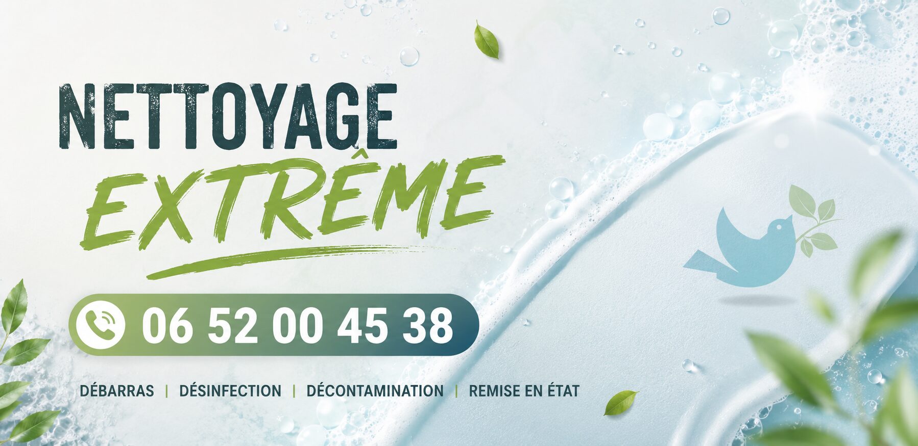 Nettoyage extrême à Nantua avec désinfection, débarras et remise en état de logements insalubres.
