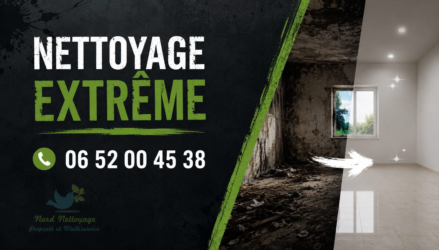 Service de nettoyage extrême à Nivolas-Vermelle avec remise en état complète de logements insalubres, nettoyage après sinistre et désinfection professionnelle.