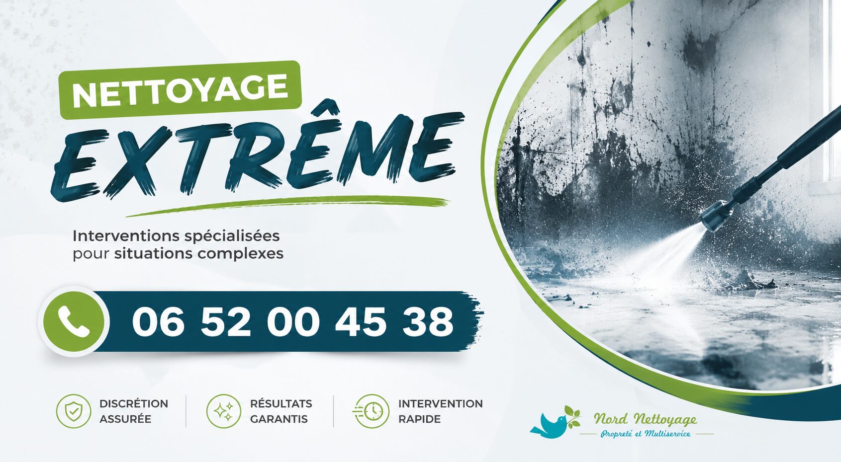 Service de nettoyage extrême à Pont-de-Vaux avec intervention spécialisée pour logements insalubres, syndrome de Diogène, débarras et désinfection.