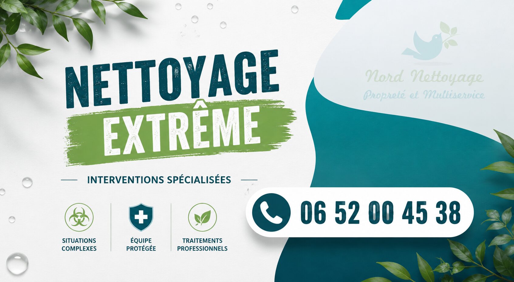 Nettoyage extrême à Reyrieux par Nord Nettoyage avec intervention rapide pour logements insalubres, syndrome de Diogène, après décès et sinistre.