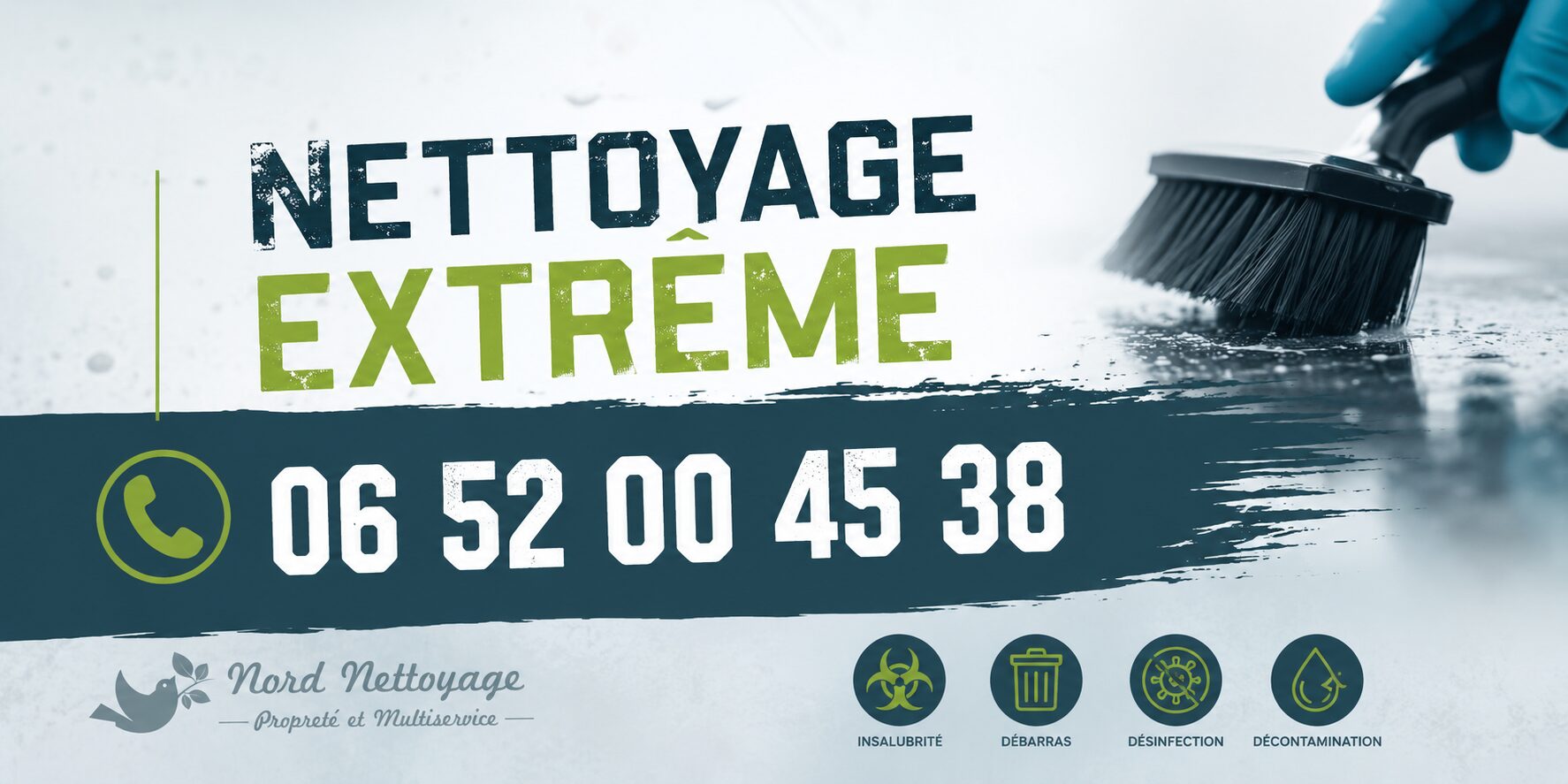 Nettoyage extrême à Ruoms avec intervention rapide pour désinfection, débarras et remise en état de logements insalubres.