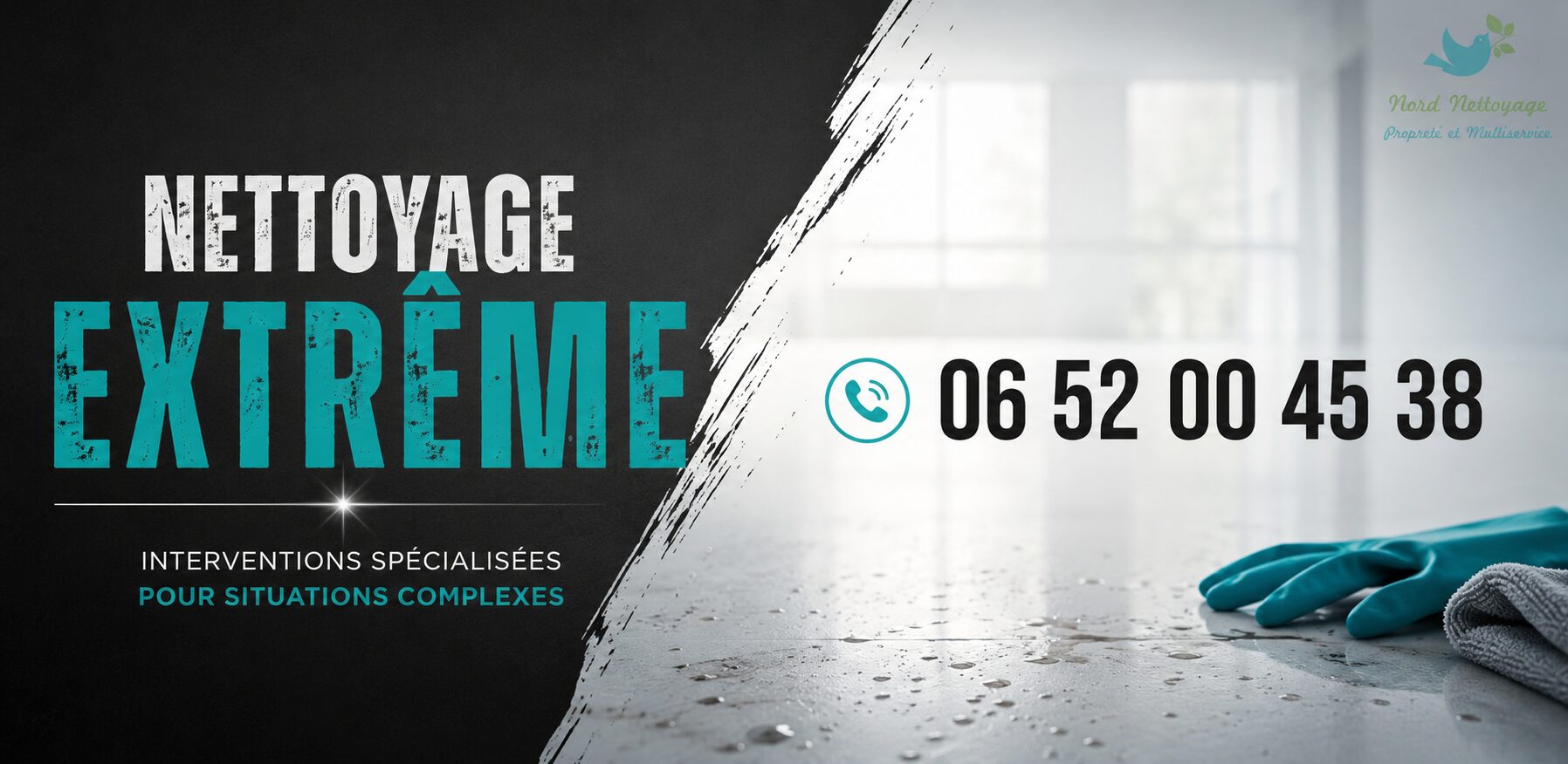 Nettoyage extrême à Sablons avec intervention rapide pour logements insalubres, syndrome de Diogène et désinfection complète.