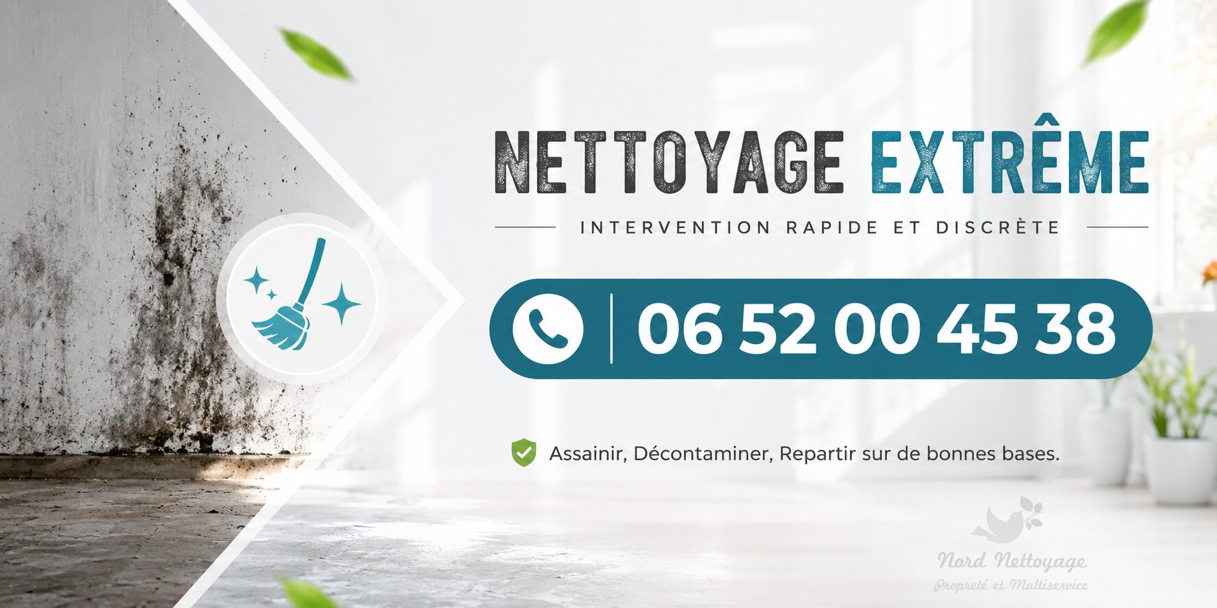 Nettoyage extrême à Saint-Didier-en-Velay après sinistre, syndrome de Diogène, logement insalubre et débarras.