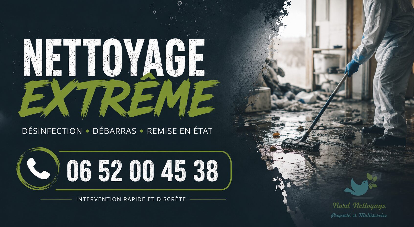 Nettoyage extrême à Saint-Martin-Bellevue avec intervention rapide pour logements insalubres, débarras et désinfection complète.