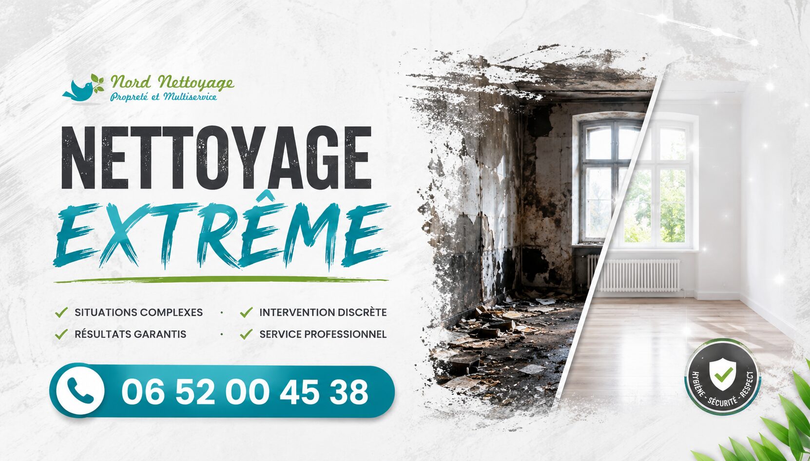 Nettoyage extrême à Saint-Martin-de-Belleville avant et après intervention professionnelle avec remise en état complète