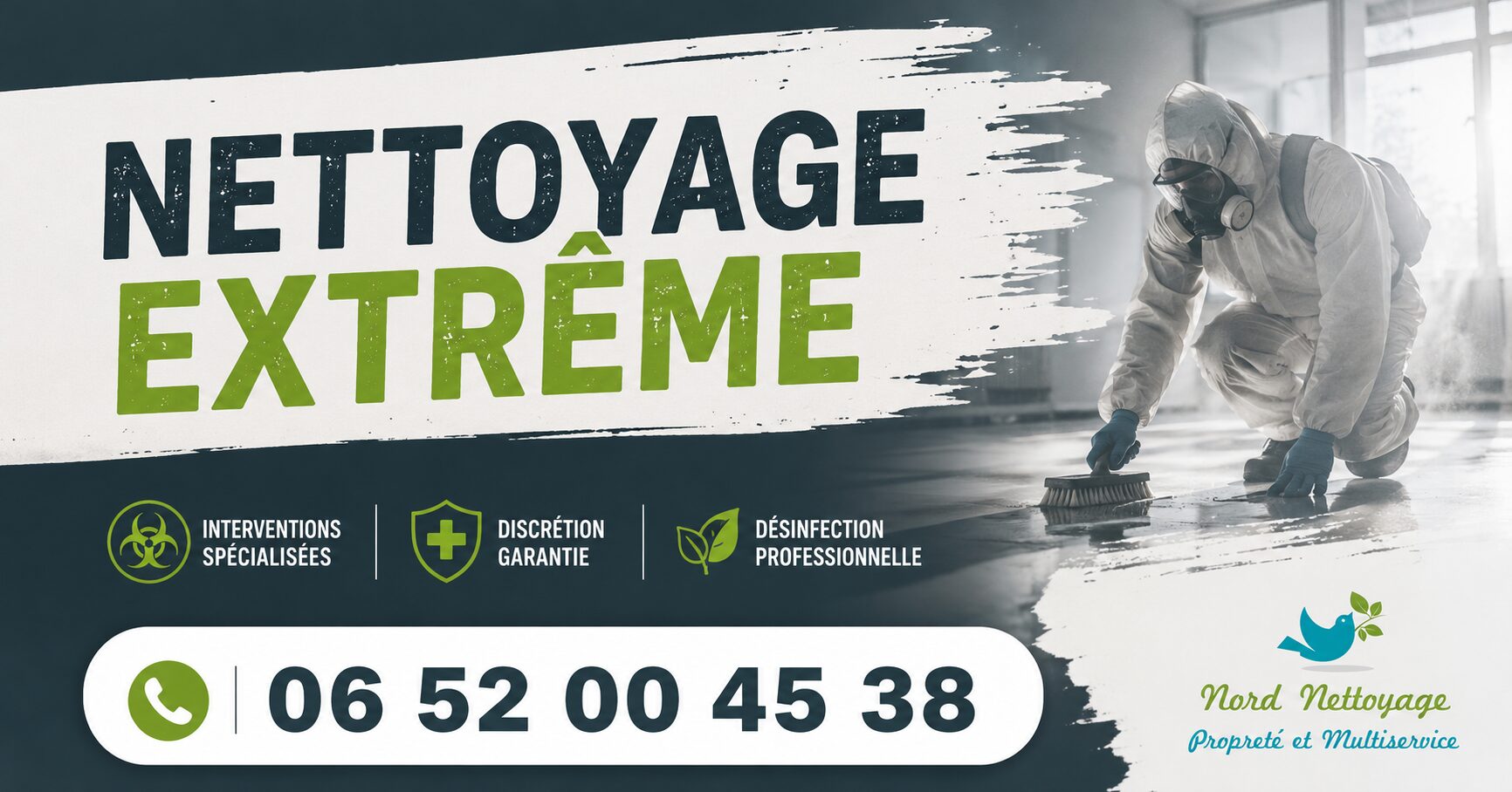 Équipe spécialisée en nettoyage extrême à Saint-Martin-la-Plaine avec intervention rapide pour logements insalubres, syndrome de Diogène et désinfection.
