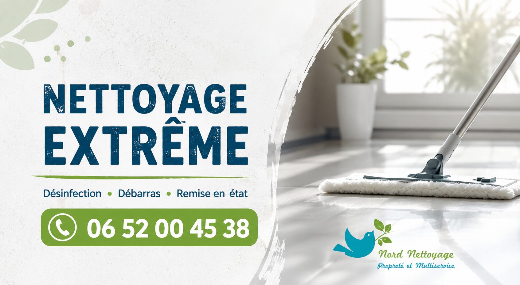 Intervention de nettoyage extrême à Saint-Paul-en-Chablais avec remise en état, désinfection et débarras professionnel.
