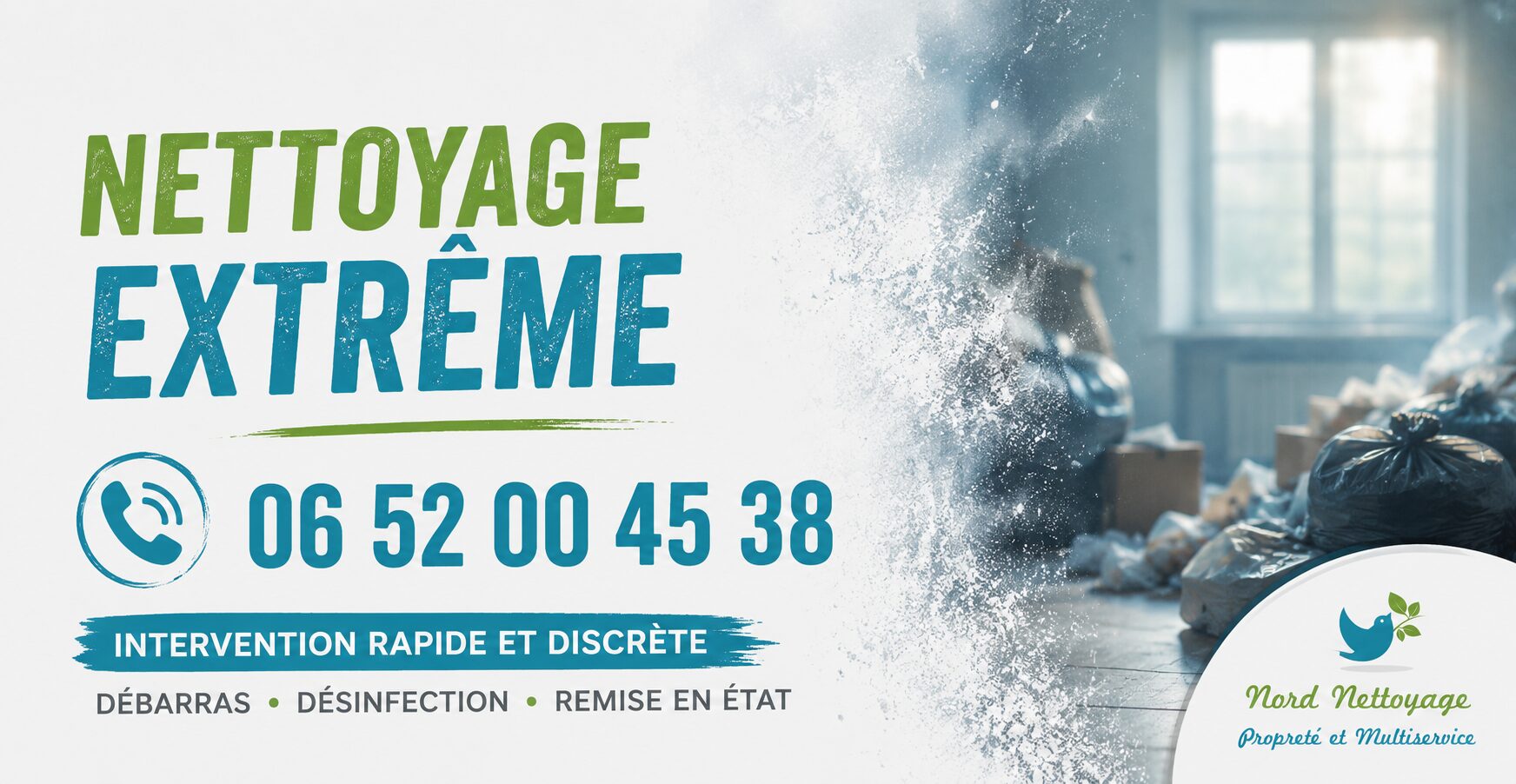 Nettoyage extrême à Saint-Paulien avec désinfection complète et remise en état de logements insalubres