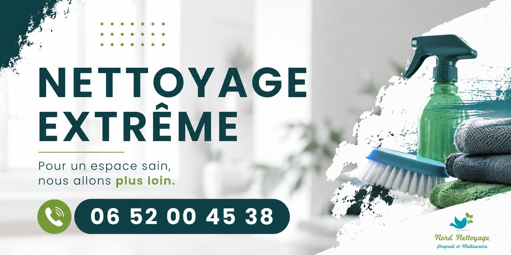 Nettoyage extrême à Saint-Victor-de-Cessieu par Nord Nettoyage, intervention rapide pour logements insalubres, syndrome de Diogène et désinfection.