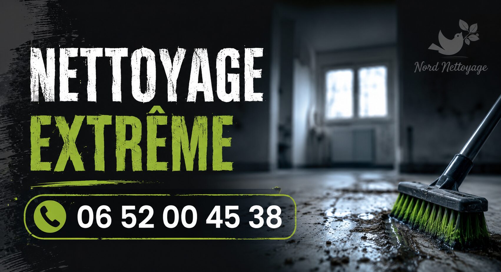 Nettoyage extrême à Salaise-sur-Sanne par Nord Nettoyage avec intervention rapide pour logements insalubres, syndrome de Diogène, après décès et après sinistre.