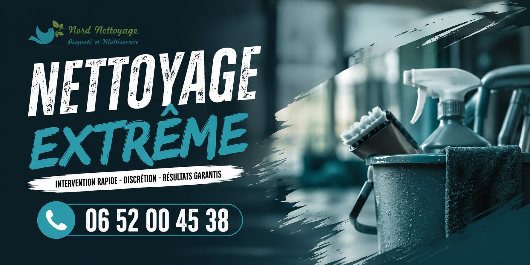Intervention de nettoyage extrême à Satolas-et-Bonce par Nord Nettoyage, spécialiste de la désinfection et de la remise en état de logements insalubres.
