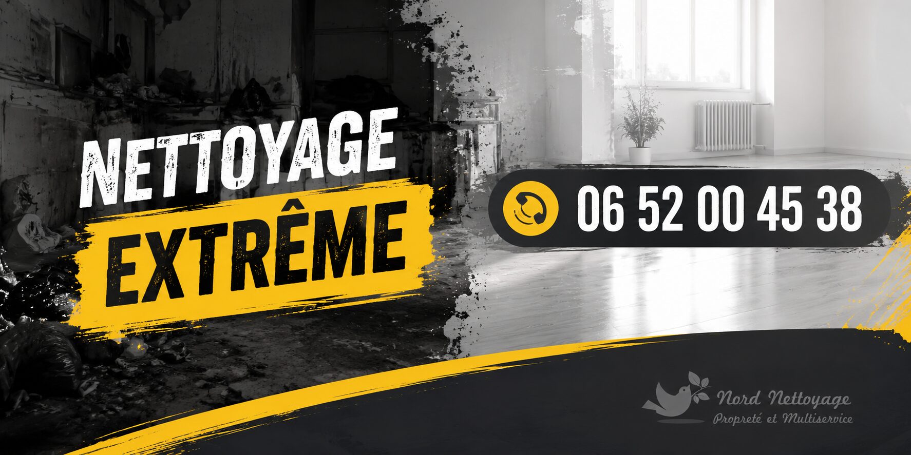 Service de nettoyage extrême à Séez avec remise en état complète de logements insalubres, sinistrés ou encombrés.