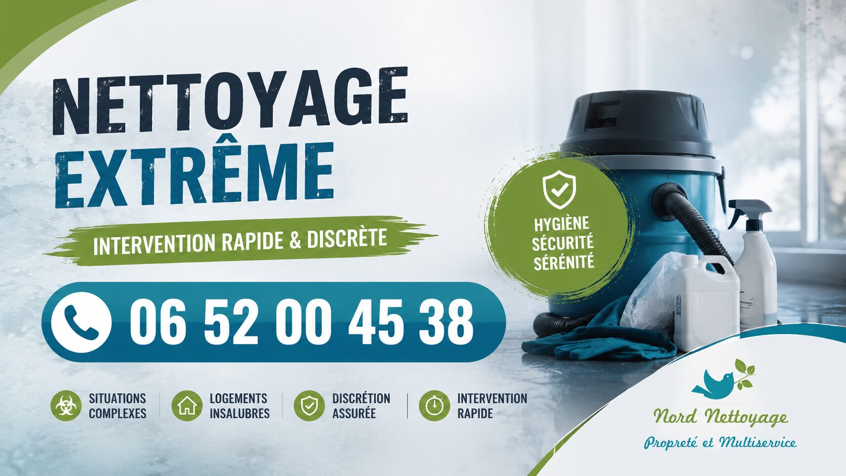 Nettoyage extrême à Thorens-Glières avec intervention rapide pour logements insalubres, syndrome de Diogène, après décès et désinfection.