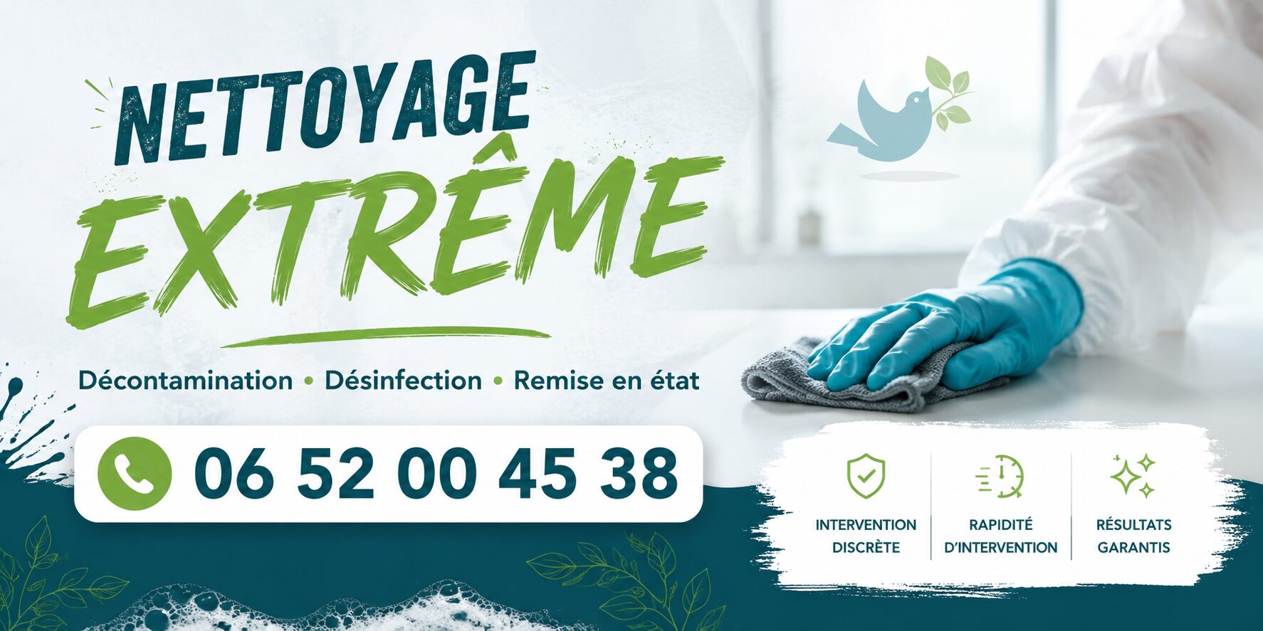 Intervention de nettoyage extrême à Le Touvet par Nord Nettoyage, spécialisée dans le débarras, la désinfection et la remise en état des logements insalubres.