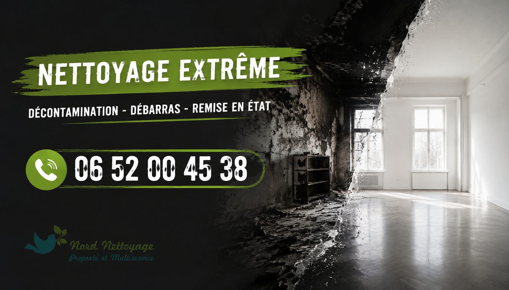 Service de nettoyage extrême à Treffort-Cuisiat avec remise en état de logements insalubres, débarras et désinfection professionnelle.