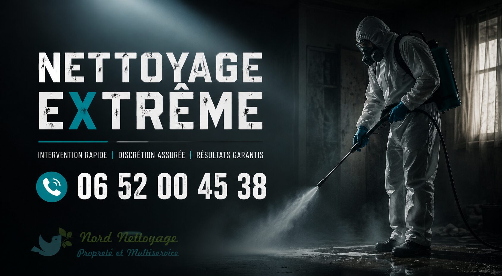 Nettoyage extrême à Vaulnaveys-le-Haut réalisé par Nord Nettoyage avec intervention rapide pour logements insalubres, syndrome de Diogène et après sinistre.
