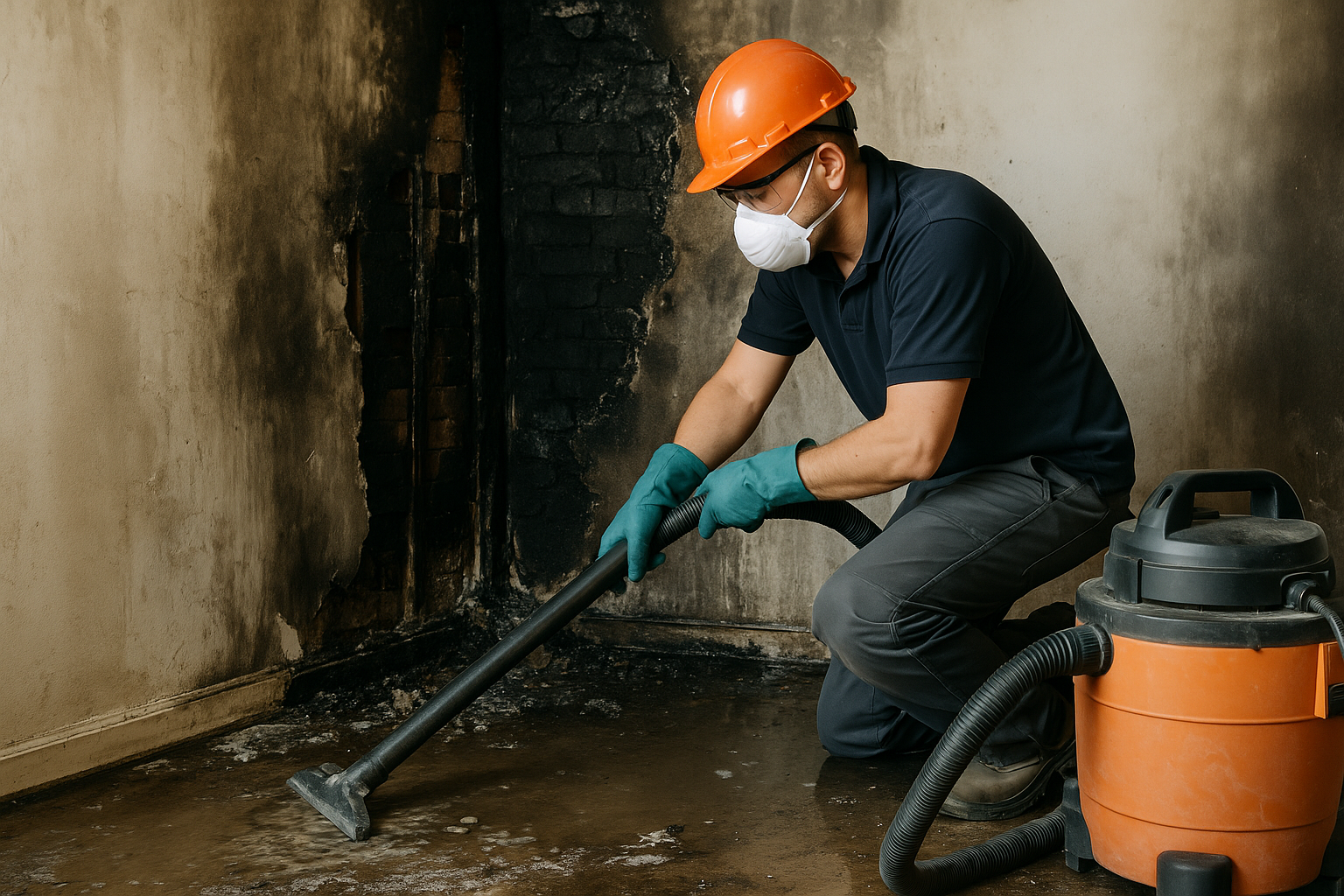Nettoyage après sinistre à Saint-Quentin – professionnel en intervention sur incendie et dégât des eaux