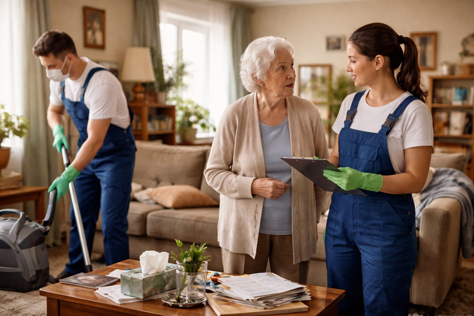 Préserver les repères d’une personne fragile pendant l’assainissement rapide de son logement