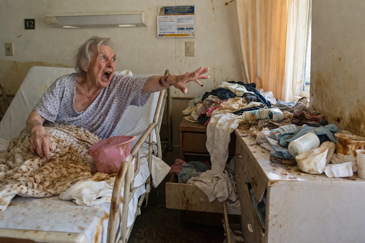 Saleté extrême et objet déplacé : pourquoi le patient réagit violemment