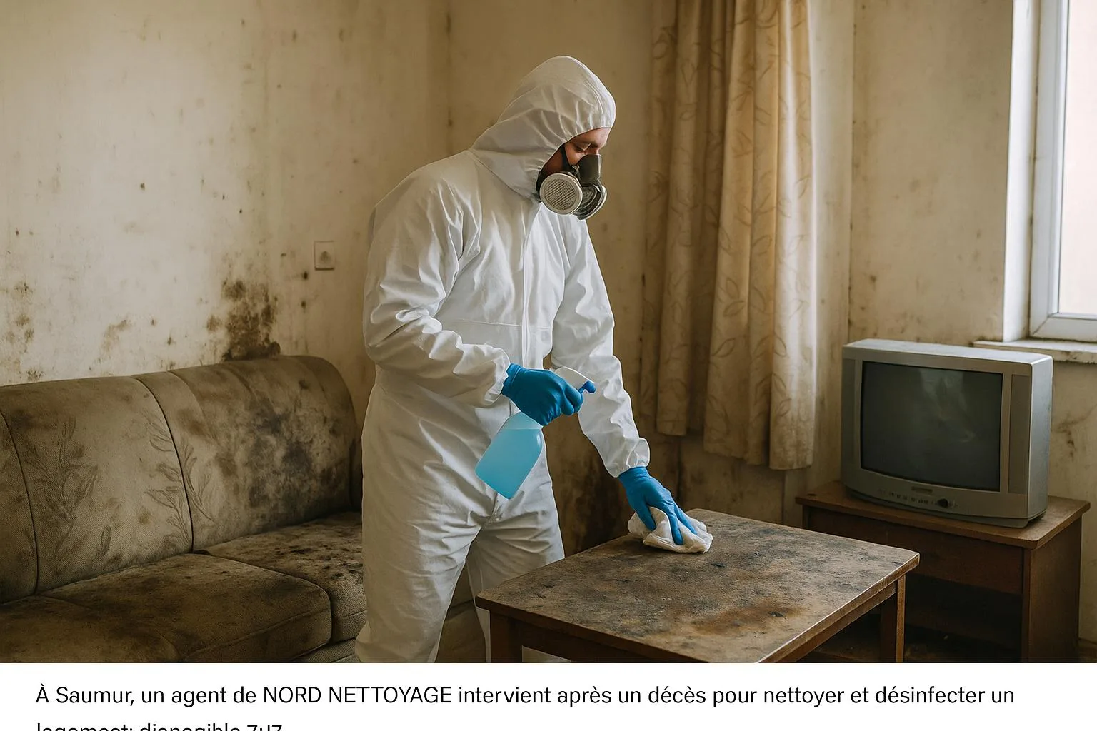 Nettoyage après décès à Saumur : une équipe qui comprend, qui agit, qui respecte